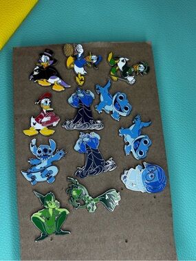 Disney Pins Authentic Character Enamel Pin Lot of 12